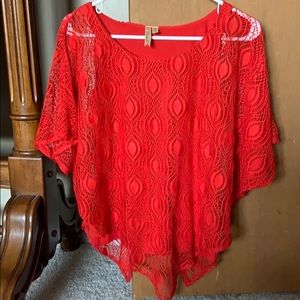 Red blouse